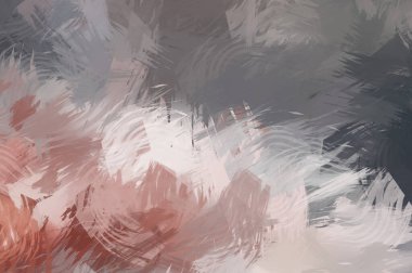 Renkli fırça darbelerinin soyut arkaplanı. fırçalanmış canlı duvar kağıdı. resmedilmiş sanat eseri. Eşsiz ve yaratıcı illüstrasyon.