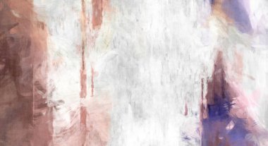 Soyut arkaplanda pürüzlü fırça darbeleri. Fırça boyası. Renkli boya darbeleri. Eşsiz duvar sanatı. Tuvaldeki modern sanat. Renkli çağdaş sanat eserleri. 