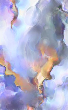 Modern sanat eserleri. Artistik suluboya fon malzemesi. Eşsiz suluboya rastgele desen. Yaratıcı soyutlama. Dijital doku duvar kağıdı. 2d illüstrasyon. 