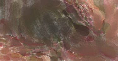 2D çizim. Sanatsal arkaplan resmi. Tablo üzerinde soyut resim. Çağdaş sanat. El yapımı resim. Renkli doku. Modern sanat eserleri. Yüzeyde suluboya fırça darbeleriyle boyama.