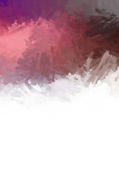 Modern sanat. Taranmış Boyalı Soyut Arkaplan. Fırça darbesi ile boyanmış. Boya darbeleri. 2B Görüntü.