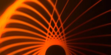 Işık dalgalarının neon renkli soyut tasarımı. Dijital arka plan ve neon ışığı parlama efekti. Parlak ışınlar duvar kağıdı.