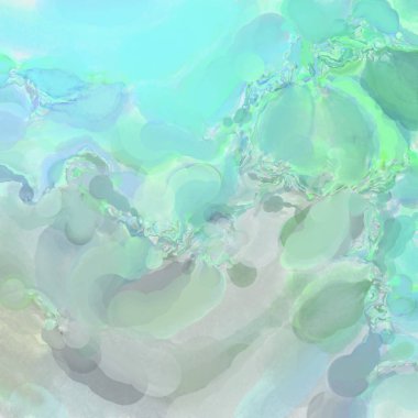 El yapımı sürreal soyut desenli suluboya. Modern sanatsal resim. 2D çizim. Arkaplan boyası karışımı. Yaratıcı duvar sanatı. Çağdaş sanat.