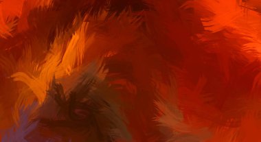 Renkli fırça darbelerinin soyut arkaplanı. fırçalanmış canlı duvar kağıdı. resmedilmiş sanat eseri. Eşsiz ve yaratıcı illüstrasyon.