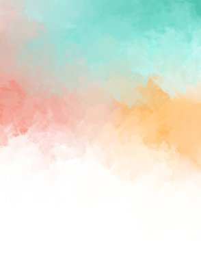 Taranmış Boyalı Soyut Arkaplan. Fırça darbesi ile boyanmış. Sanatsal canlılık ve renkli duvar kağıdı.