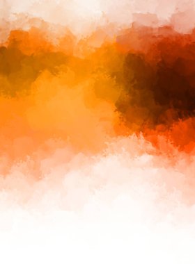 Yaratıcı soyut resim. Artistik fırça darbeleriyle donatılmış. Renkli ve canlı bir illüstrasyon. boyalı sanat.