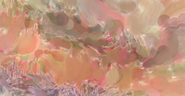 2D çizim. Sanatsal arkaplan resmi. Tablo üzerinde soyut resim. Çağdaş sanat. El yapımı resim. Renkli doku. Modern sanat eserleri. Yüzeyde suluboya fırça darbeleriyle boyama.