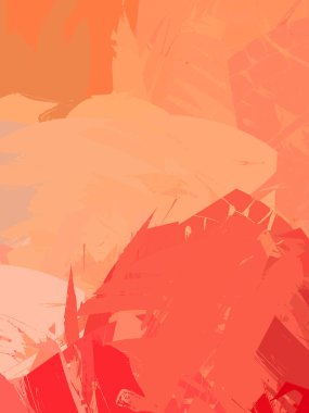 Duvar sanatı Eşsiz ve yaratıcı illüstrasyon. Fırça darbesi ile boyanmış. Renkli fırça darbelerinin soyut arkaplanı. Fırçalanmış canlı duvar kâğıdı. Boyalı sanatsal yaratım.