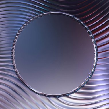 Soyut çerçeveli arkaplan. Renkli, canlı, dalgalı bir duvar kağıdı. Merkezi çerçeveli yaratıcı grafik 2d çizim. Dinamik şekilli modaya uygun sıvı örtüsü.