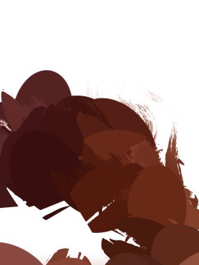 Taranmış Boyalı Soyut Arkaplan. Vahşi kaotik fırça darbeleri. Boya darbeleri. 2D İllüstrasyon. Fırça darbeli resim. 