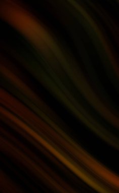 Siyah arka planda renkli düz çizgiler. Sıvı ve sıvı renkli dalgalar karanlıkta akıyor. Duvar kağıdı, afiş, arkaplan, kart, kitap, kapak, poster, afiş, broşür