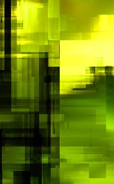 Renkli ve canlı geometrik şekiller katmanları var. Bir teknoloji planının dijital illüstrasyonu. Gelecekçi tasarım şablonu.