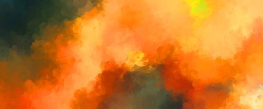 Sanatsal canlılık ve renkli duvar kağıdı. Taranmış Soyut Arkaplan. Fırça darbeli resim. 