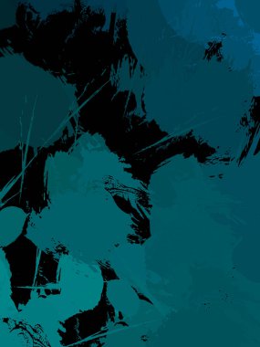 Duvar sanatı Eşsiz ve yaratıcı illüstrasyon. Fırça darbesi ile boyanmış. Renkli fırça darbelerinin soyut arkaplanı. Fırçalanmış canlı duvar kâğıdı. Boyalı sanatsal yaratım.