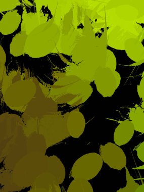 Duvar sanatı Eşsiz ve yaratıcı illüstrasyon. Fırça darbesi ile boyanmış. Renkli fırça darbelerinin soyut arkaplanı. Fırçalanmış canlı duvar kâğıdı. Boyalı sanatsal yaratım.