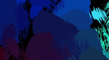 Sanatsal soyut arkaplan. Doku boyalı duvar kağıdı. Boya darbeleriyle yaratıcı bir illüstrasyon. Fırça desenli resim.