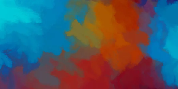 Fundo Criativo Composição Pintada Com Pinceladas Vibrantes Texturizado Pintura Colorida — Fotografia de Stock