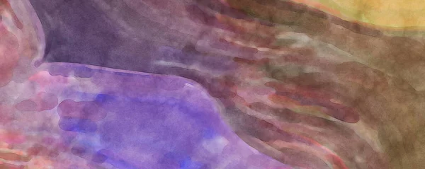 Modern Painting Soothing Brush Strokes Resembling Alcohol Inks Watercolor Abstract — Stock Photo, Image