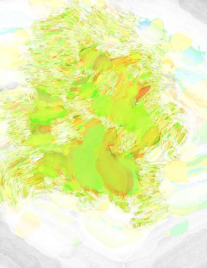 2D çizim. Sanatsal arkaplan resmi. Tablo üzerinde soyut resim. Çağdaş sanat. El yapımı resim. Renkli doku. Modern sanat eserleri. Yüzeyde suluboya fırça darbeleriyle boyama.