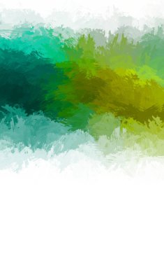 Canlı fırça darbeleriyle boyanmış. Renkli desenli resim. Fırçalanmış duvar kağıdını boya.