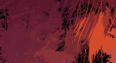 Sanatsal soyut arkaplan. Doku boyalı duvar kağıdı. Boya darbeleriyle yaratıcı bir illüstrasyon. Fırça desenli resim.