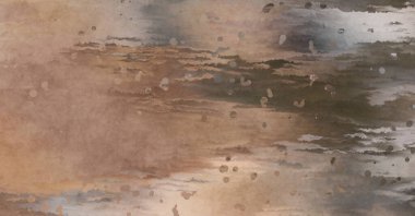 Yaratıcı soyut resim. Artistik fırça darbeleriyle donatılmış. Renkli ve canlı bir illüstrasyon. boyalı sanat.