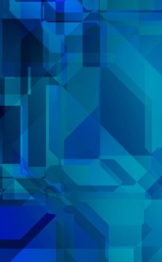 Renkli ve canlı geometrik şekiller katmanları var. Bir teknoloji planının dijital illüstrasyonu. Gelecekçi tasarım şablonu.