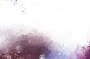 Canlı fırça darbeleriyle boyanmış. Renkli desenli resim. Fırçalanmış duvar kağıdını boya.