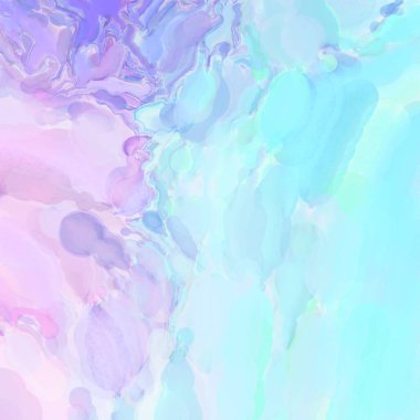 Çağdaş sanat. El işçiliğinin renkli dokusu. Modern resim. Yüzeyde suluboya vuruşlar. Sanatsal arkaplan resmi. Tablo üzerinde soyut resim. Fırça darbeleri. 