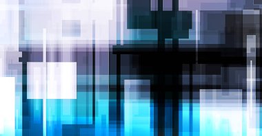 Fütürist soyut geometrik duvar kağıdı. Geometrik renkli şekiller. Dikdörtgen şekilli arka plan. Bir teknolojinin dijital illüstrasyonuName.