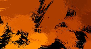 Sanatsal soyut arkaplan. Doku boyalı duvar kağıdı. Boya darbeleriyle yaratıcı bir illüstrasyon. Fırça desenli resim.