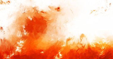 Canlı fırça darbeleriyle boyanmış. Renkli desenli resim. Fırçalanmış duvar kağıdını boya.