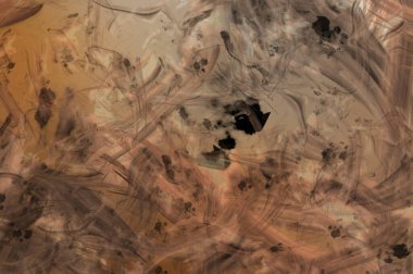 Modern sanat. Taranmış Boyalı Soyut Arkaplan. Fırça darbesi ile boyanmış. Boya darbeleri. 2B Görüntü