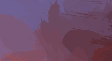 Fırça darbesi ile boyanmış. Sanatsal canlılık ve renkli duvar kâğıdı. Kaotik resim. Taranmış Boyalı Soyut Arkaplan. 