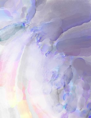 2D çizim. Sanatsal arkaplan resmi. Tablo üzerinde soyut resim. Çağdaş sanat. El yapımı resim. Renkli doku. Modern sanat eserleri. Yüzeyde suluboya fırça darbeleriyle boyama.