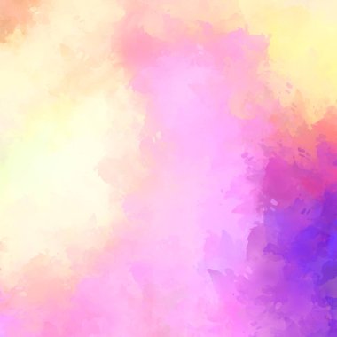 Canlı fırça darbeleriyle boyanmış. Renkli desenli resim. Fırçalanmış duvar kağıdını boya.