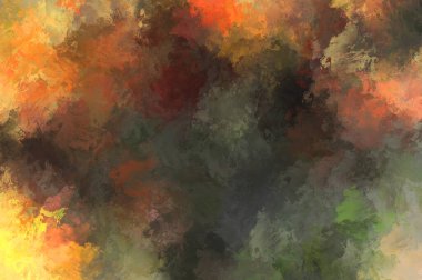 Renkli fırça darbelerinin soyut arkaplanı. fırçalanmış canlı duvar kağıdı. resmedilmiş sanat eseri. Eşsiz ve yaratıcı illüstrasyon.