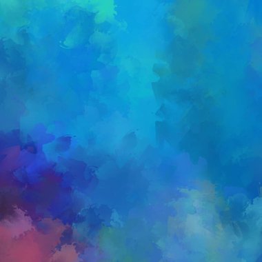 Boya darbeleri. 2D İllüstrasyon. Taranmış Boyalı Soyut Arkaplan. Fırça darbesi ile boyanmış. Modern sanat.