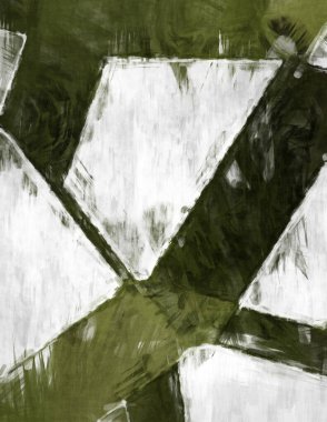 Soyut arkaplanda pürüzlü fırça darbeleri. Fırça boyası. Renkli boya darbeleri. Eşsiz duvar sanatı. Tuvaldeki modern sanat. Renkli çağdaş sanat eserleri. 