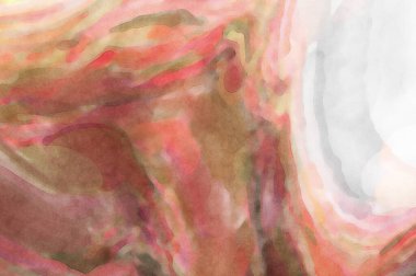 2D çizim. Sanatsal arkaplan resmi. Tablo üzerinde soyut resim. Çağdaş sanat. El yapımı resim. Renkli doku. Modern sanat eserleri. Yüzeyde suluboya fırça darbeleriyle boyama.