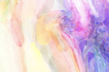 2D çizim. Sanatsal arkaplan resmi. Tablo üzerinde soyut resim. Çağdaş sanat. El yapımı resim. Renkli doku. Modern sanat eserleri. Yüzeyde suluboya fırça darbeleriyle boyama.