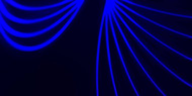 Işık dalgalarının neon renkli soyut tasarımı. Dijital arka plan ve neon ışığı parlama efekti. Parlak ışınlar duvar kağıdı.