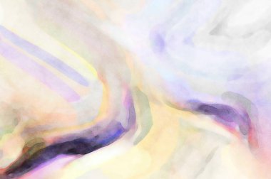 El yapımı sürreal soyut desenli suluboya. Modern sanatsal resim. 2D çizim. Arkaplan boyası karışımı. Yaratıcı duvar sanatı. Çağdaş sanat