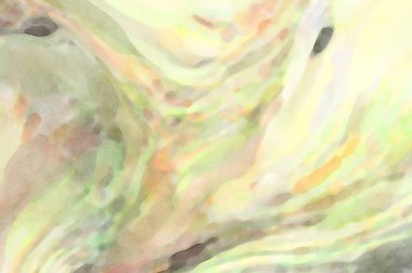 El yapımı sürreal soyut desenli suluboya. Modern sanatsal resim. 2D çizim. Arkaplan boyası karışımı. Yaratıcı duvar sanatı. Çağdaş sanat