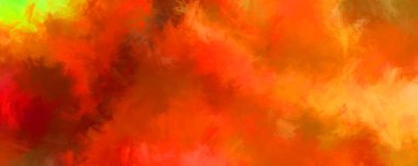 Renkli fırça darbelerinin 2D çizimi. Dekoratif desenli resim. canlı boya desenli arkaplan.