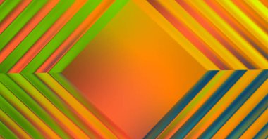 Soyut çerçeveli arkaplan. Renkli, canlı, dalgalı bir duvar kağıdı. Merkezi çerçeveli yaratıcı grafik 2d çizim. Dinamik şekilli modaya uygun sıvı örtüsü.