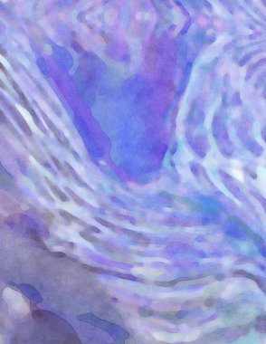 El yapımı sürreal soyut desenli suluboya. Modern sanatsal resim. 2D çizim. Arkaplan boyası karışımı. Yaratıcı duvar sanatı. Çağdaş sanat