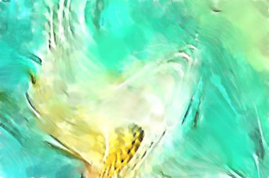 Modern sanat. Renkli çağdaş sanat eserleri. Renkli boya darbeleri. Soyut arkaplanda fırça darbeleri. fırça boyası.