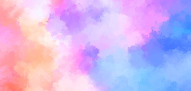 Yaratıcı soyut resim. Artistik fırça darbeleriyle donatılmış. Renkli ve canlı bir illüstrasyon. boyalı sanat.