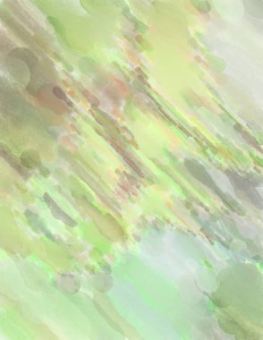 Modern fırça darbeleri. Pastel renklerde suluboya resim. Poster, duvar sanatı, afiş, kart, kitap kapağı veya ambalaj için sakinleştirici kompozisyonun yumuşak renkli çizimi. 